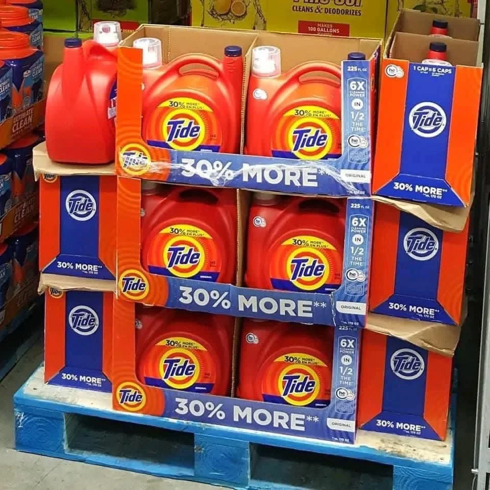 Tide Laundry Detergent Liquidation Pallets