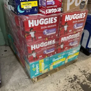 buy diaper pallets liquidation USA