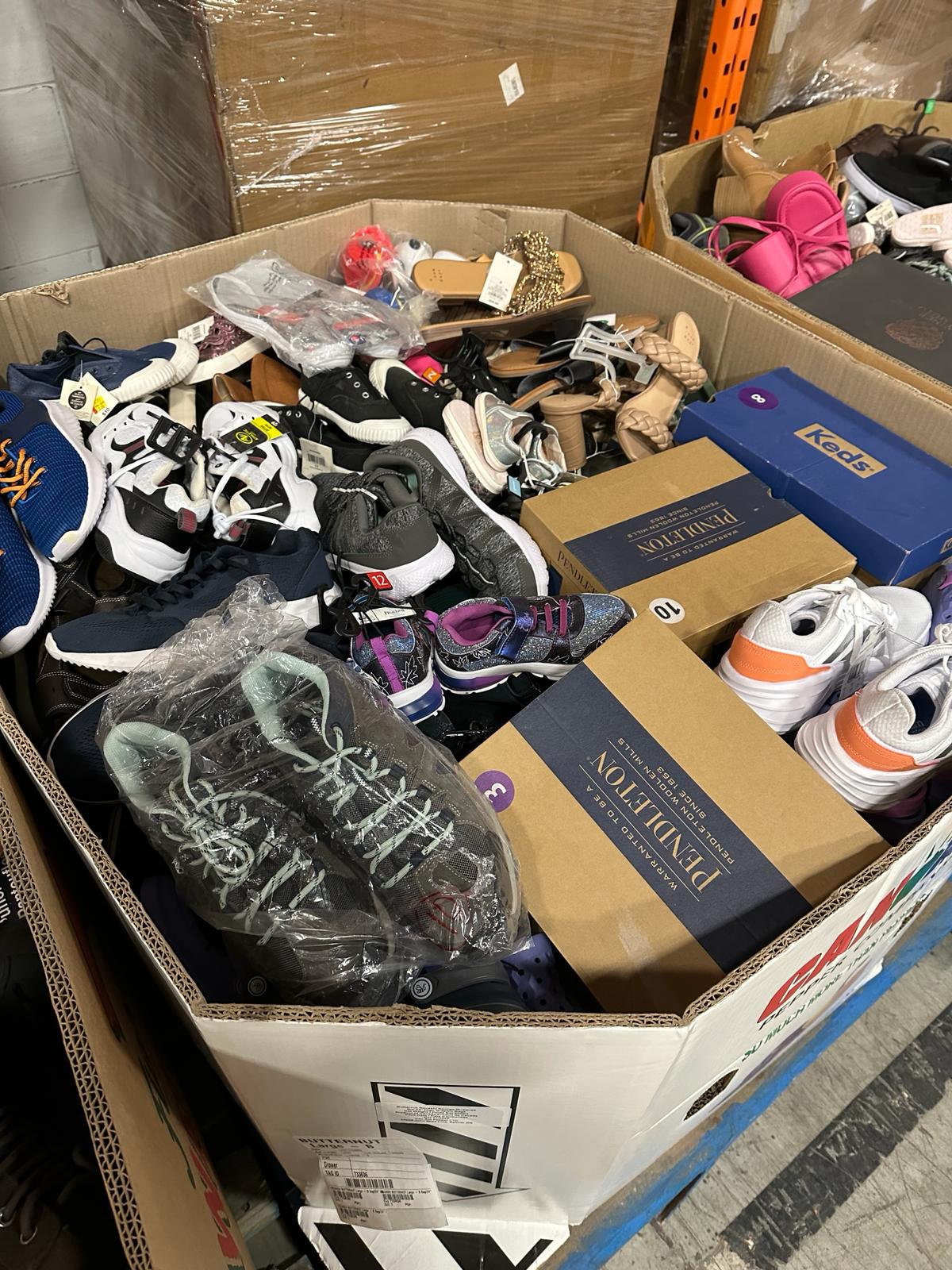 Wholesale Kids Shoes Liquidation Pallets