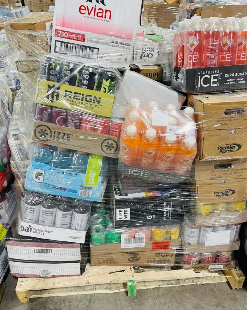 Wholesales Beverages Liquidation Pallets